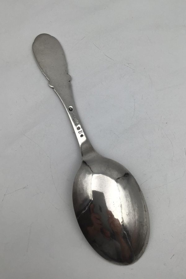 Antique Evald Nielsen Silver No. 16 Serving Spoon (1922)