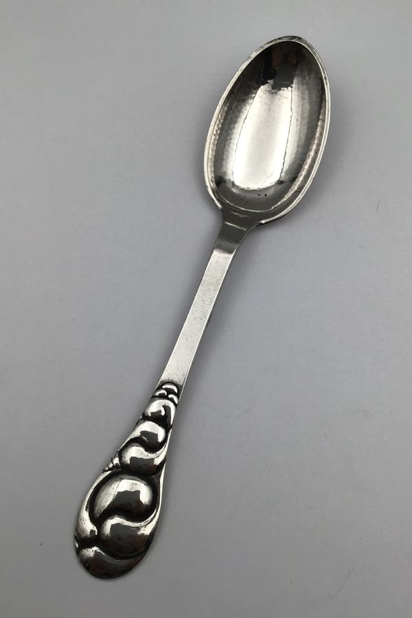 Antique Evald Nielsen Silver No. 4 Silver Dinner Spoon
