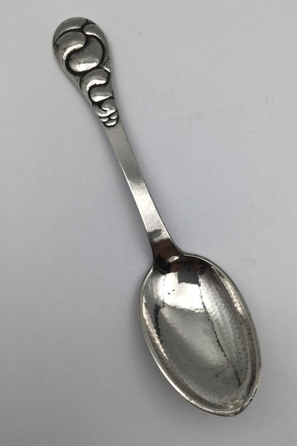 Antique Evald Nielsen Silver No. 4 Silver Dinner Spoon