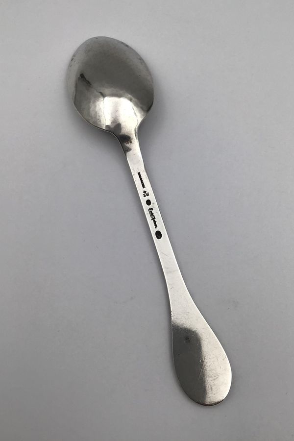 Antique Evald Nielsen Silver No. 4 Silver Dessert Spoon