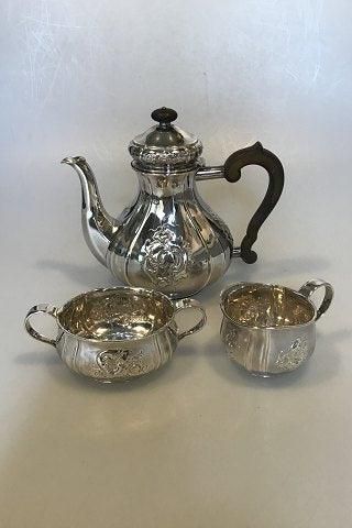 Antique F. Hingelberg Sterling Silver Coffee set