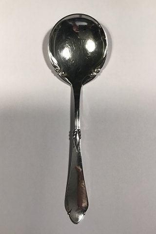 Antique Freja Sølv Serving spoon Københavns Ske-Fabrik