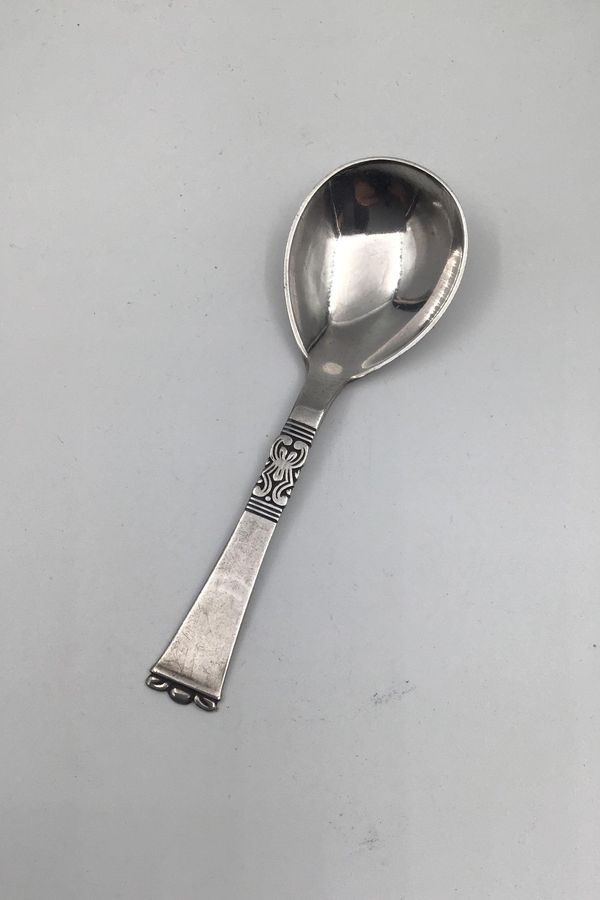 Antique Frigast (Hand Forged) Silver Rigs Pattern Sugar Spoon