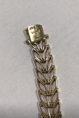 Antique Georg Jensen & Wendel 18K Gold Bracelet No 8