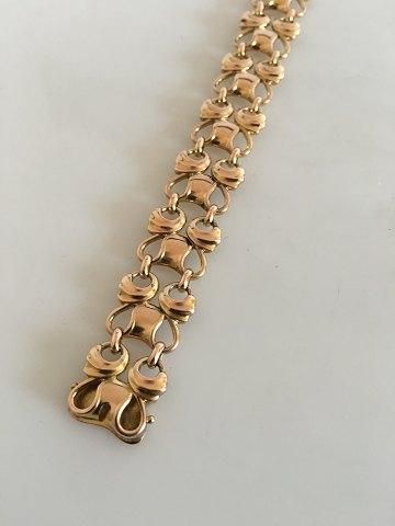 Antique Georg Jensen 14K Gold Bracelet  No 346