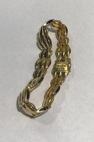 Antique Georg Jensen 18K Gold Bracelet No 350