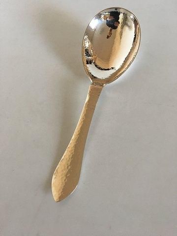 Antique Georg Jensen Continental Sterling Silver Serving Spoon Medium No 113