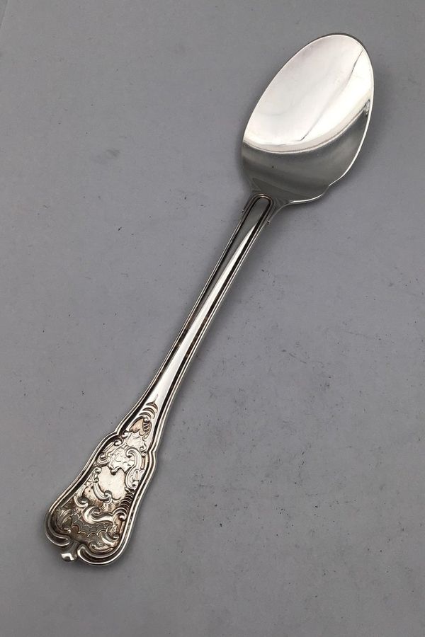 Antique Georg Jensen Rosenborg Silver Plated Gourmet Spoon