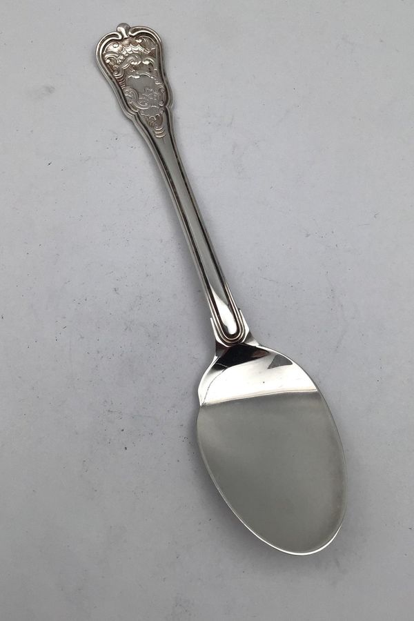 Antique Georg Jensen Rosenborg Silver Plated Gourmet Spoon