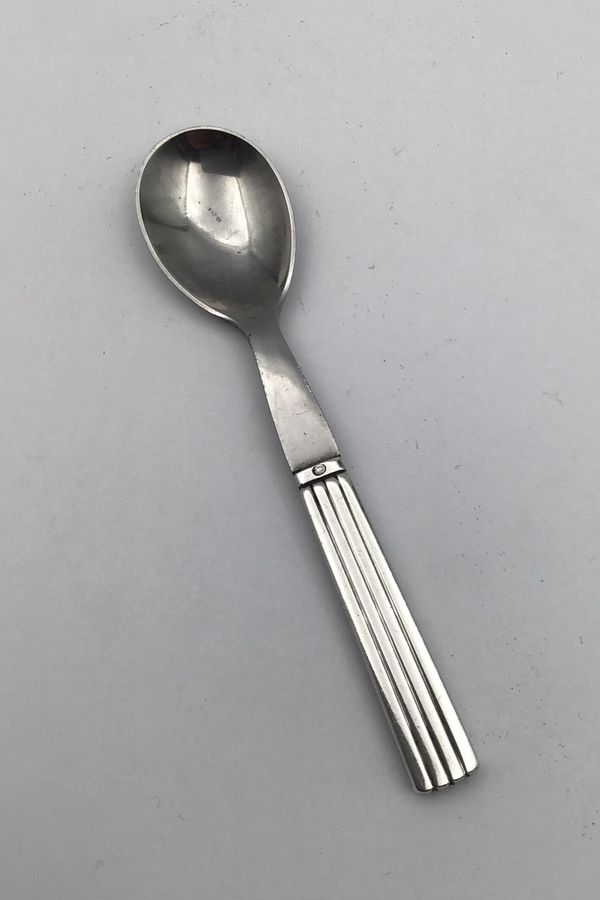 Antique Georg Jensen Sterling Silver / Steel Bernadotte Egg Spoon No. 85