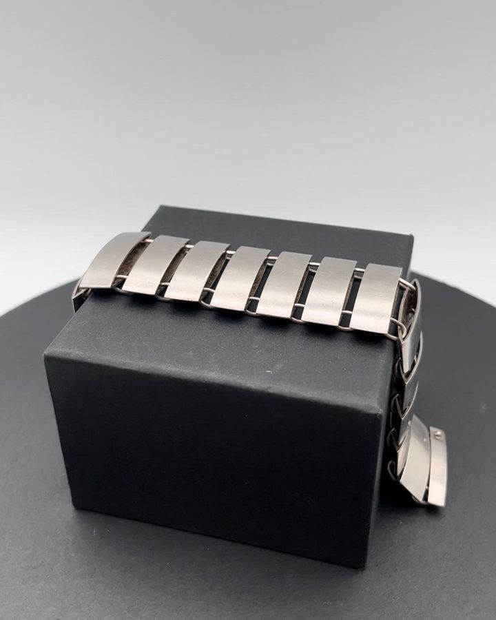 Georg Jensen Sterling Silver Bracelet by Arno Malinowski No 136