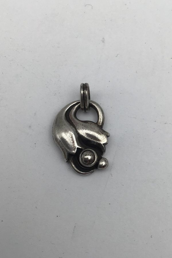 Antique Georg Jensen Sterling Silver Annual Pendant from 1999