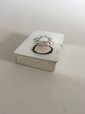 Antique Georg Jensen Sterling Silver Box / Cigarette Box No 507A