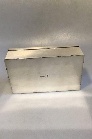 Antique Georg Jensen Sterling Silver Cigar Box/Humidor No 329A
