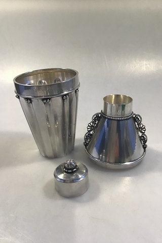 Antique Georg Jensen Sterling Silver Cocktail Shaker No 497A