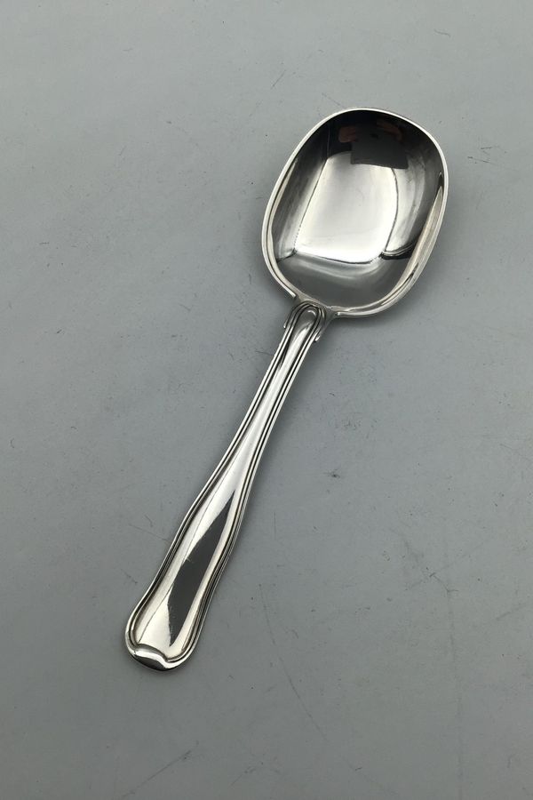Antique Georg Jensen Sterling Silver Double Triplet Compot Spoon No. 161