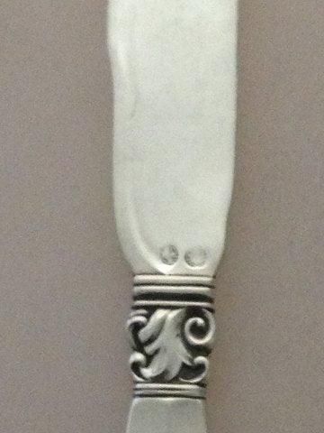 Antique Georg Jensen Sterling Silver Acanthus Rare All Silver Cake Knife