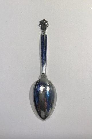 Antique Georg Jensen Sterling Silver Acanthus Dinner Spoon No 011