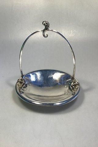 Antique Georg Jensen Sterling Silver Bowl No 543 Grape Stand