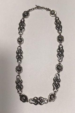 Antique Georg Jensen Sterling Silver Necklace No 10 (1915-1930)