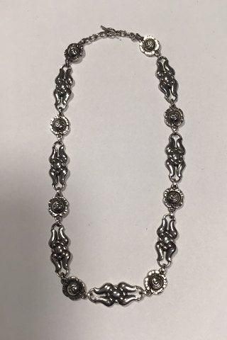 Antique Georg Jensen Sterling Silver Necklace No 10 (1915-1930)
