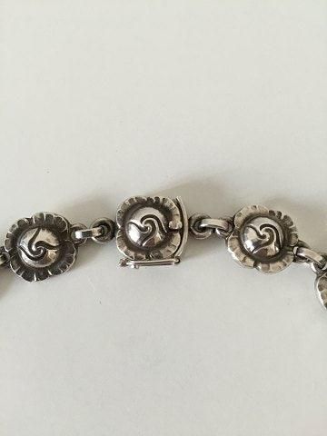 Antique Georg Jensen Sterling Silver Necklace No 42