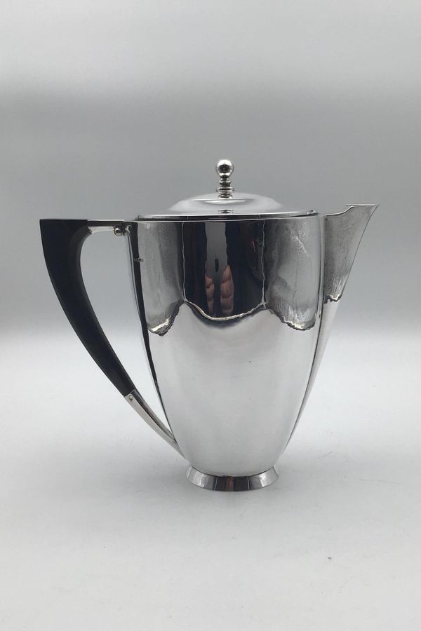 Antique Georg Jensen Sterling Silver Coffee Pot No. 529