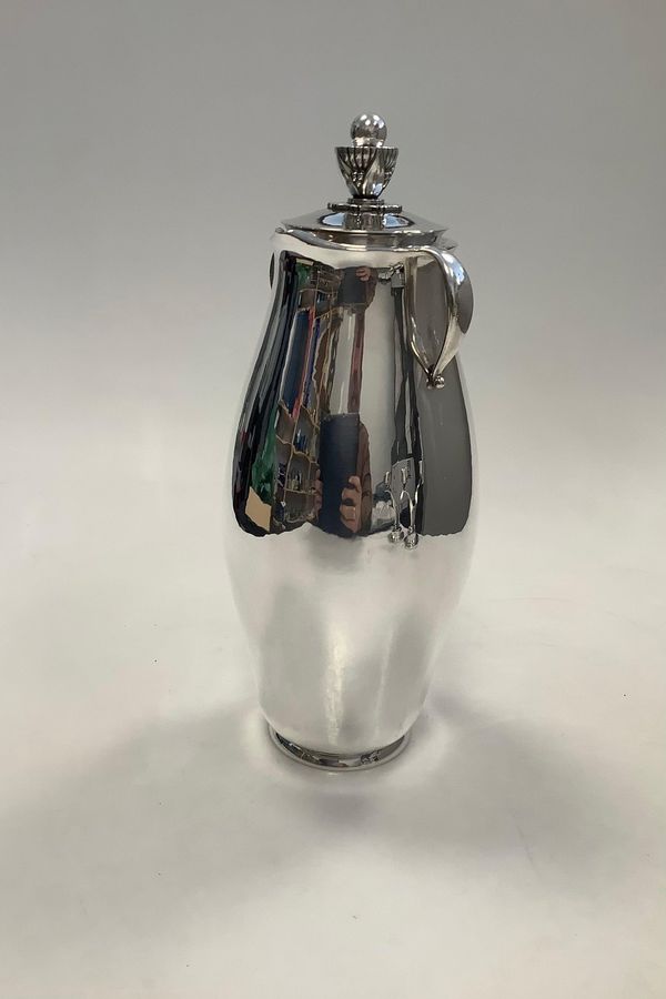 Antique Georg Jensen Sterling Silver Cactus Cocktail Shaker No 572A