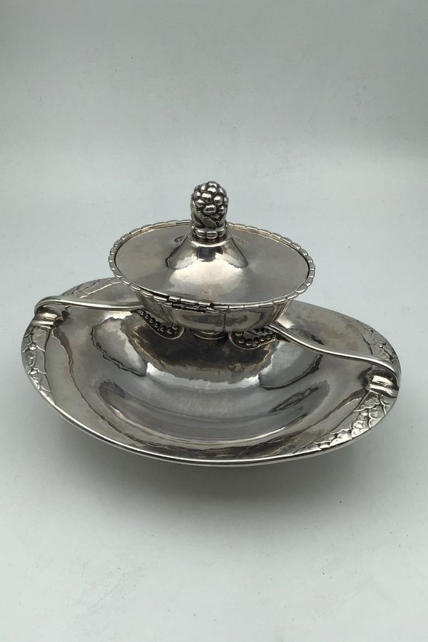 Antique Georg Jensen Sterling Silver Caviar Serving Bowl No. 22 (1915-1927)