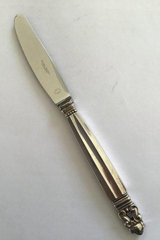 Antique Georg Jensen Sterling Silver Acorn Luncheon Knife No 023