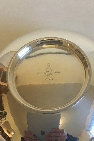 Antique Georg Jensen Sterling Silver Acorn Lidded Bowl No 642 L