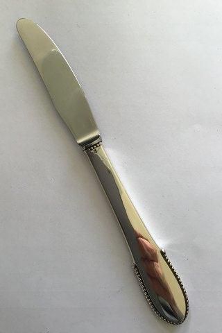 Antique Georg Jensen Sterling Silver Beaded Luncheon Knife No 024