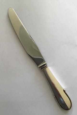 Antique Georg Jensen Sterling Silver Beaded Dinner Knife No 013