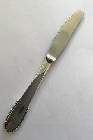 Antique Georg Jensen Sterling Silver Beaded Dinner Knife No 014