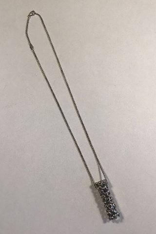 Antique Georg Jensen Sterling Silver Chain with Pendant No 252