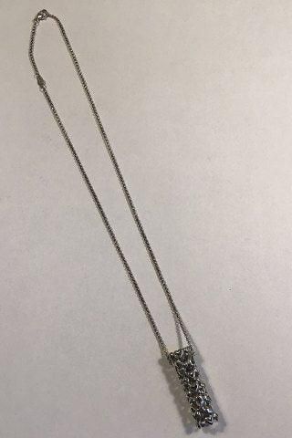 Antique Georg Jensen Sterling Silver Chain with Pendant No 252