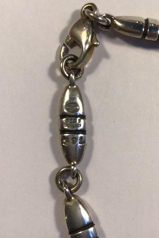 Antique Georg Jensen Sterling Silver Segmented Necklace No 391
