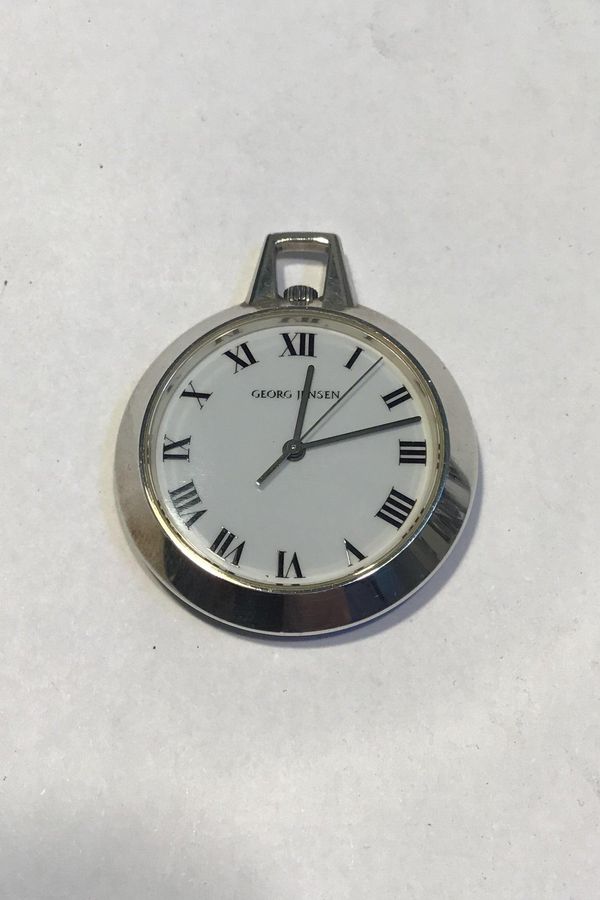 Antique Georg Jensen Sterling Silver Pocket Watch No 2367 Quartz Lene Munthe