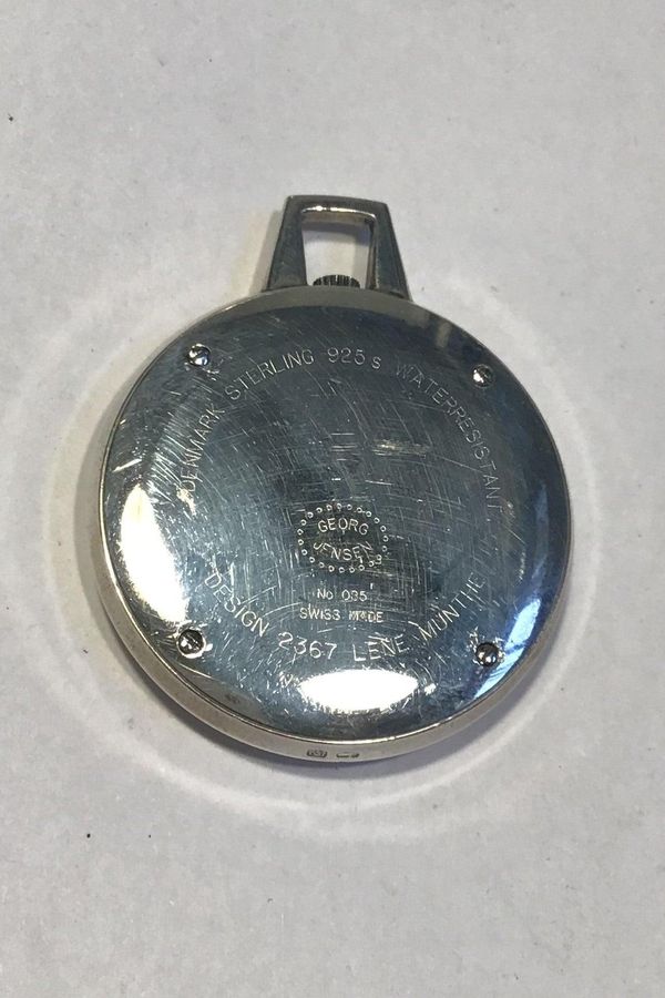 Antique Georg Jensen Sterling Silver Pocket Watch No 2367 Quartz Lene Munthe