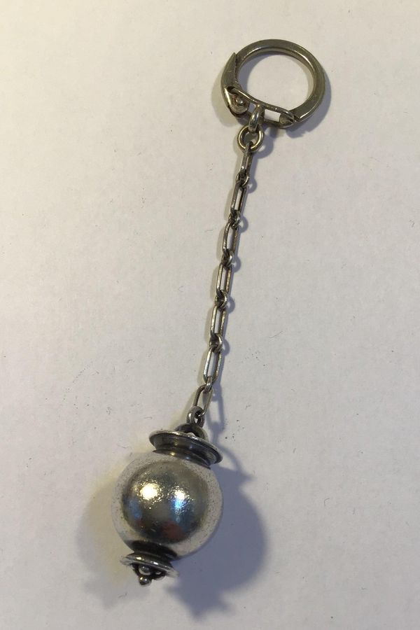 Antique Georg Jensen Sterling Silver Keychain No 44