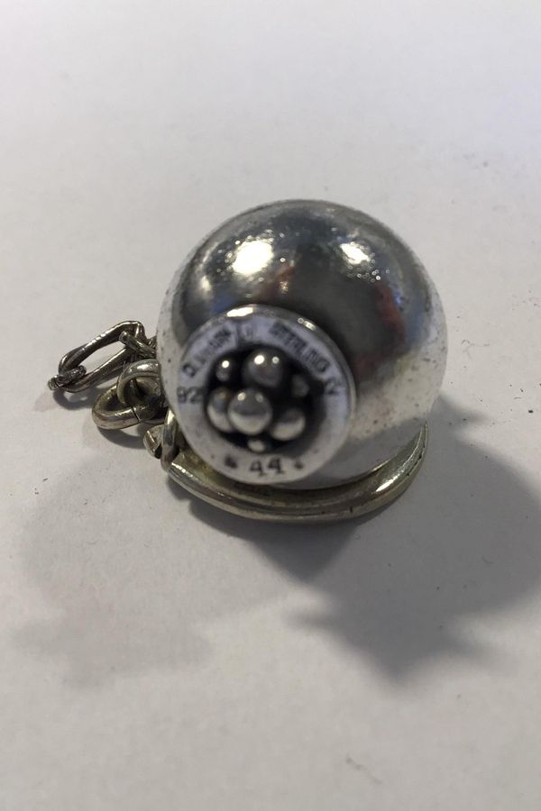 Antique Georg Jensen Sterling Silver Keychain No 44