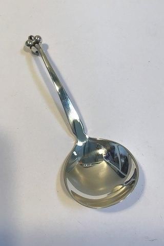 Antique Georg Jensen Sterling Silver Ornamental Jam Spoon