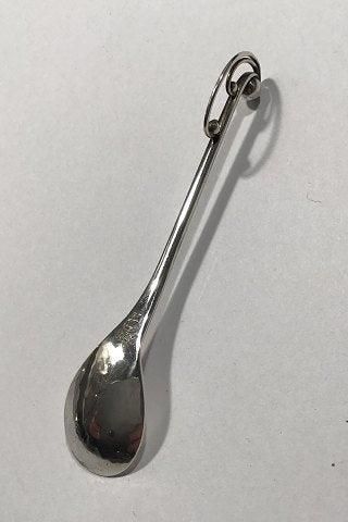 Antique Georg Jensen Sterling Silver Ornamental Mocha Spoon No 47