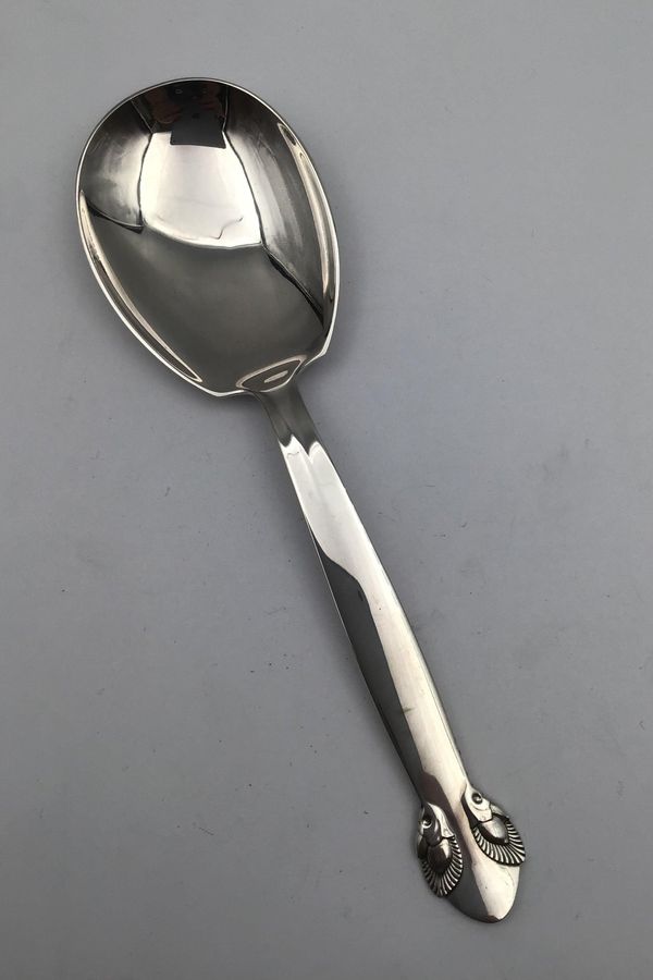 Antique Georg Jensen Sterling Silver Pinje / Bittersweet Serving Spoon No. 111 (Large)
