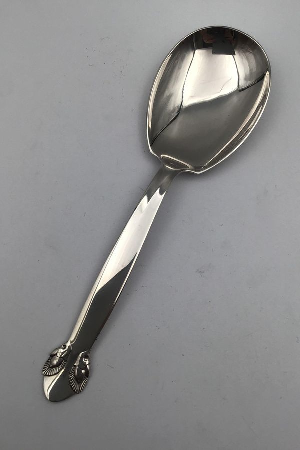 Antique Georg Jensen Sterling Silver Pinje / Bittersweet Serving Spoon No. 113 (Medium)