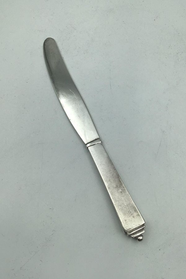 Antique Georg Jensen Pyramid Sterling Silver Fruit Knife (Full Silver) No. 403