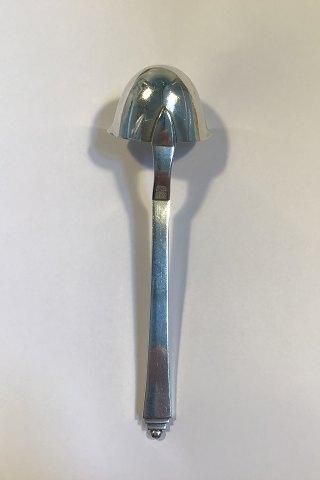 Antique Georg Jensen Sterling Silver Pyramid Sauce Ladle, Small No 155