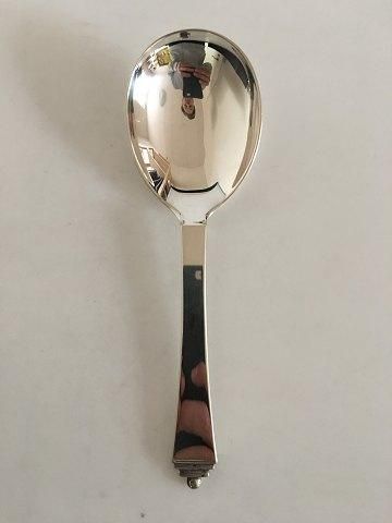 Antique Georg Jensen Sterling Silver Pyramid Serving Spoon No 94