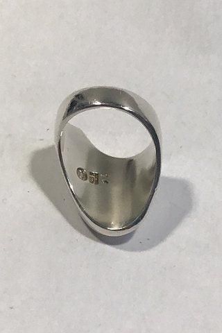 Antique Georg Jensen Sterling Silver Ring No 91 Nanna Ditzel
