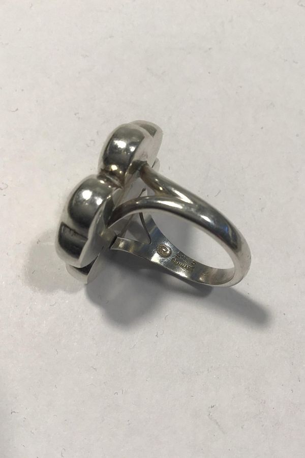 Antique Georg Jensen Sterling Silver Ring No. 387